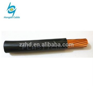 construcción de cable de cobre transeed 12AWG 8AWG PVC aislada de cable de alambre TW TWW eléctrico